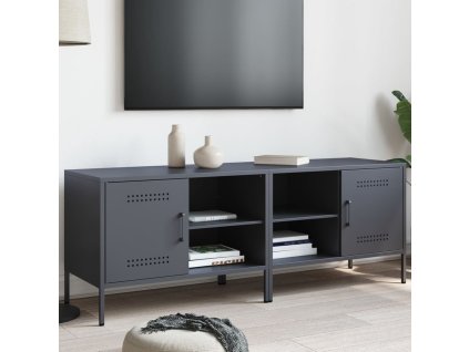 Multidom TV skrinky 2 ks antracitové 68x39x50,5 cm oceľ