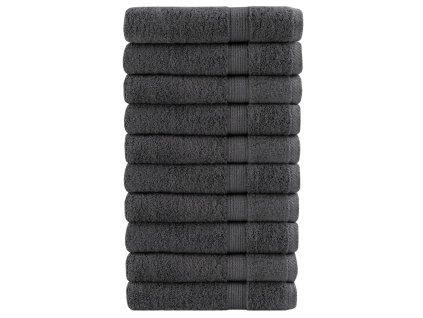 Multidom Prémiové uteráky SOLUND 10ks antracitové 100x200cm 600g/m2