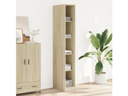 Multidom Šatník dub sonoma 30x50x200 cm kompozitné drevo