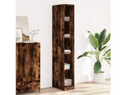 Multidom Šatník dymový dub 30x50x200 cm kompozitné drevo