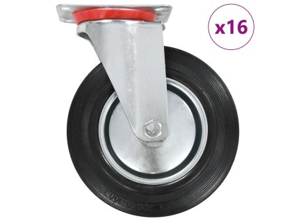 Multidom Otočné kolieska 16 ks 200 mm