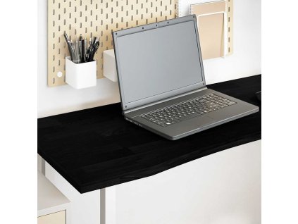 Multidom Stolová doska tmavohnedá 140x50x2,5 cm dubový masív obdĺžnikový