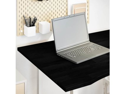 Multidom Stolová doska tmavohnedá 100x80x2,5 cm dubový masív obdĺžnikový