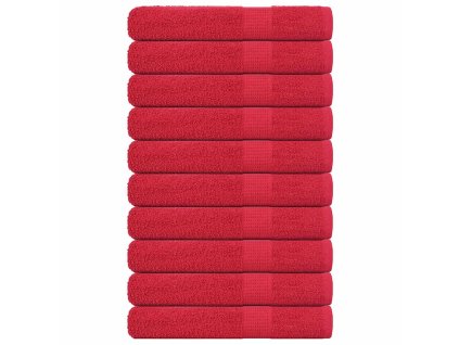 Multidom Uteráky FROGN 10 ks červené 100x200 cm 360 g/m²