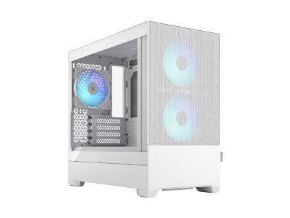 Fractal Design Pop Mini Air RGB White TG Clear Tint/Micro Tower/Transpar./Biela
