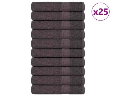 Multidom Saunové osušky FROGN 25 ks antracitové 80x200 cm 360 g/m²