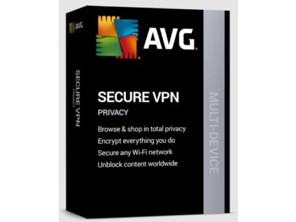 AVG Secure VPN (Multi-device, až 10 device) 2 Years