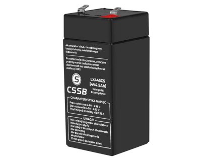 Bezúdržbový akumulátor VRLA 4 V 4,5 Ah