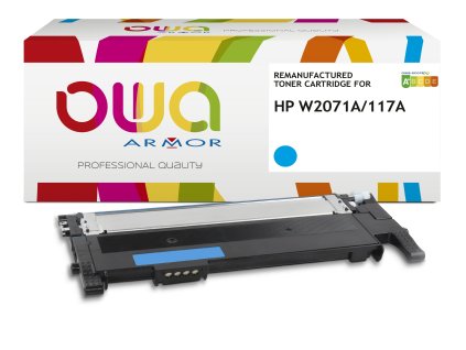 OWA Armor toner kompatibilný HP W2071A, 117A, 700st, modrá/cyan