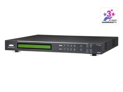 ATEN 4x4 port HDMI matrix prepínač a scaler