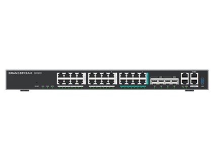Grandstream GCC6021 all-in-one (10 Gbps VPN router, NGFW, switch 10G SPF+, a IP PBX 50 užívateľov)