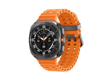 Samsung Galaxy Watch Ultra/47mm/Titanium Gray/Šport Band/Orange