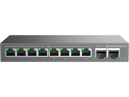 Grandstream GWN7721 L2 Lite managed switch, 8x 2.5GbE RJ45, 2x 10G SFP+