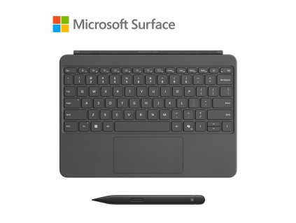 Microsoft Surface Pro 12'' Keyboard + Slim Pen 2 Bundle (Slate), Commercial, ENG