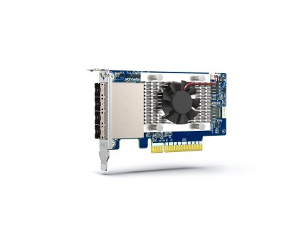 QNAP 4-port miniSAS HD hosť bus adaptér, Broadcom Aero SAS3816, PCIe 4.0 x 8 pre TL SAS JBOD series