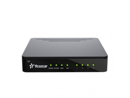 Yeastar S20, IP PBX, až 4 porty, 20 používateľov, 10 hovorov