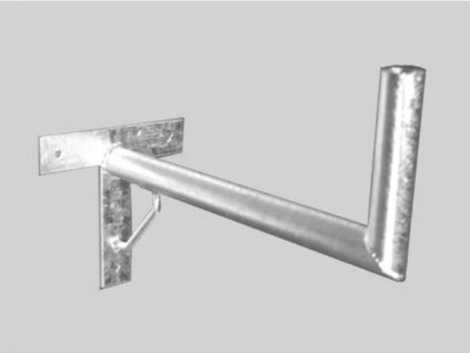 OEM držák antény na zeď 60 cm s podpěrou - žárový zinek