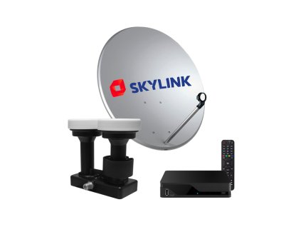 SET pro montáž SKYLINK - Kaon MZ-52, parabola 80, LNB monoblok SINGLE