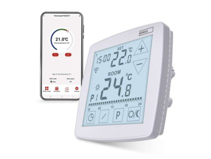 Podlahový programovateľný drôtový WiFi GoSmart termostat P56S01F