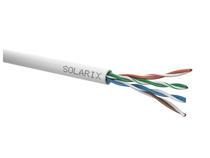 Instalační kabel Solarix CAT5E UTP PVC E<sub>ca</sub> 500m/box SXKD-5E-UTP-PVC