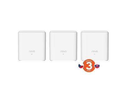 Tenda EX3 (3-pack) Nova AX1500 WiFi 6 Mesh Router 802.11ax/ac/a/b/g/n, 1500 Mb/s