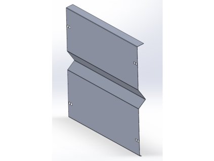 FVE zavetrávací plech CORAB L2350 (2350x304x0,5)