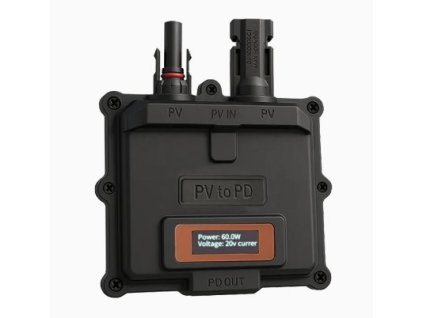 FVE Nabíjačka ELEJOY PD6501 zo solárnych panelov, USB-C max 65W, PD3.0,