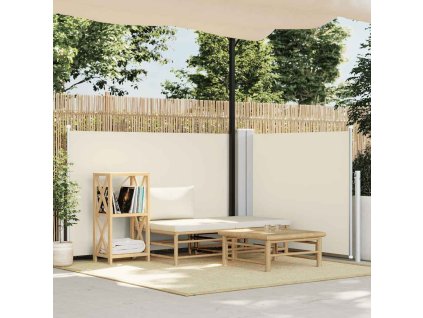 Multidom Zaťahovacia bočná markíza, krémová 100x600 cm