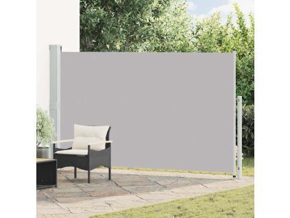 Multidom Zaťahovacia bočná markíza na terasu 180x300 cm, sivá