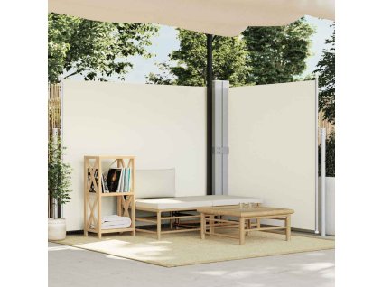 Multidom Zaťahovacia bočná markíza krémová 180x600 cm