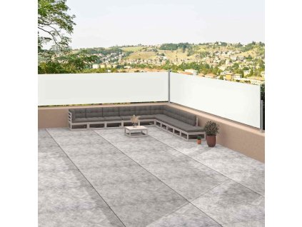 Multidom Zaťahovacia bočná markíza krémová 117x1200 cm