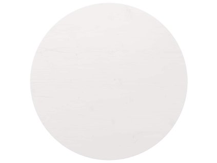 Multidom Stolová doska biela Ø90x2,5 cm masívna borovica