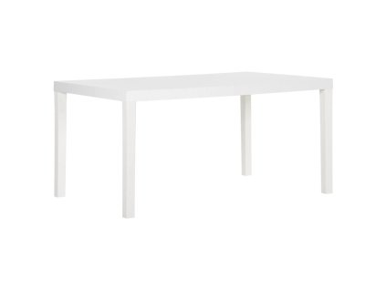 Multidom Záhradný stôl 150x90x72 cm PP biely
