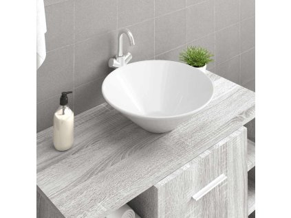 Multidom Umývadlá 2 ks biele 42x42x14 cm keramické