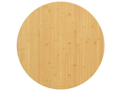 Multidom Stolová doska Ø80x2,5 cm bambus