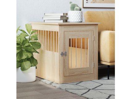 Multidom Nábytková prepravka pre psa dub sonoma 55x75x65 cm kompoz.drevo