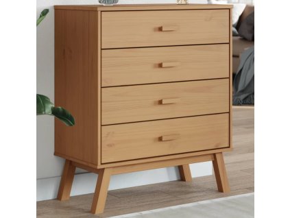 Multidom Zásuvková skrinka OLDEN hnedá borovicový masív