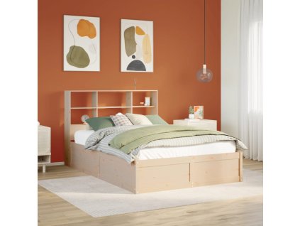 Multidom Posteľ bez matraca 150x200 cm masívna borovica
