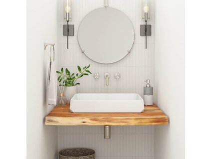 Multidom Kúpeľňová doska 80x60x3,8 cm obdĺžniková akáciový masív