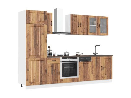 Multidom 8-dielna sada kuchynských skriniek Kalmar, kompozitné drevo