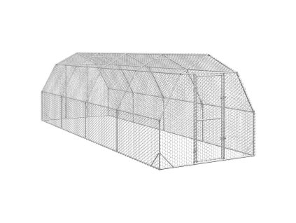 Multidom Kurací výbeh 2,5x8x2,25 m Pozinkovaná oceľ