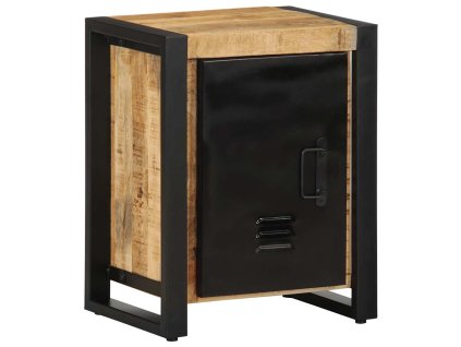 Multidom Nočná skrinka 40x30x51 cm Masívne hrubé drevo Mango