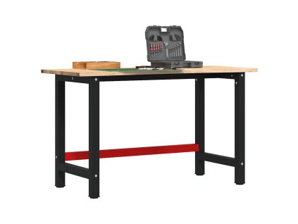 Multidom Pracovný stôl 140x60x81,5 cm Dub z masívneho dreva