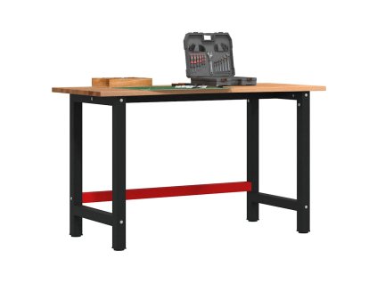 Multidom Pracovný stôl Svetlohnedý 140x60x81,5 cm Dub z masívneho dreva