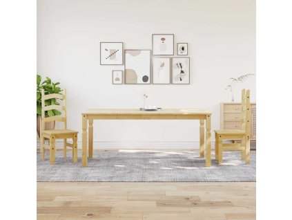 Multidom 3-dielna jedálenská súprava Panama, borovicový masív