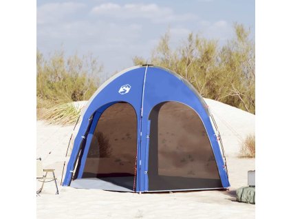 Multidom Bazénový stan azúrovo modrá 366 x 305 x 231 cm Polyester
