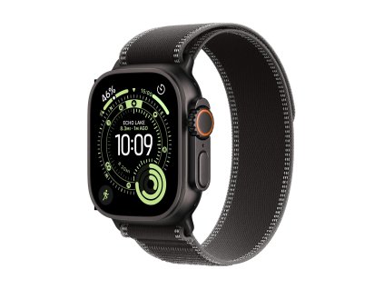 Apple Watch Ultra 3/49/Elegant Band/Black/Charcoal