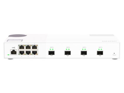 QNAP riadený switch QSW-M2106-4S (6x 2,5GbE RJ45 a 4x 10GbE SFP+)
