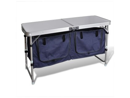 Skladacia kempingová skrinka s hliníkovým rámom