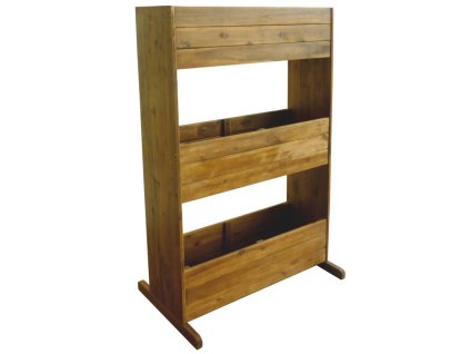 Multidom 3-poschodový vyvýšený záhradný záhon, akáciový masív